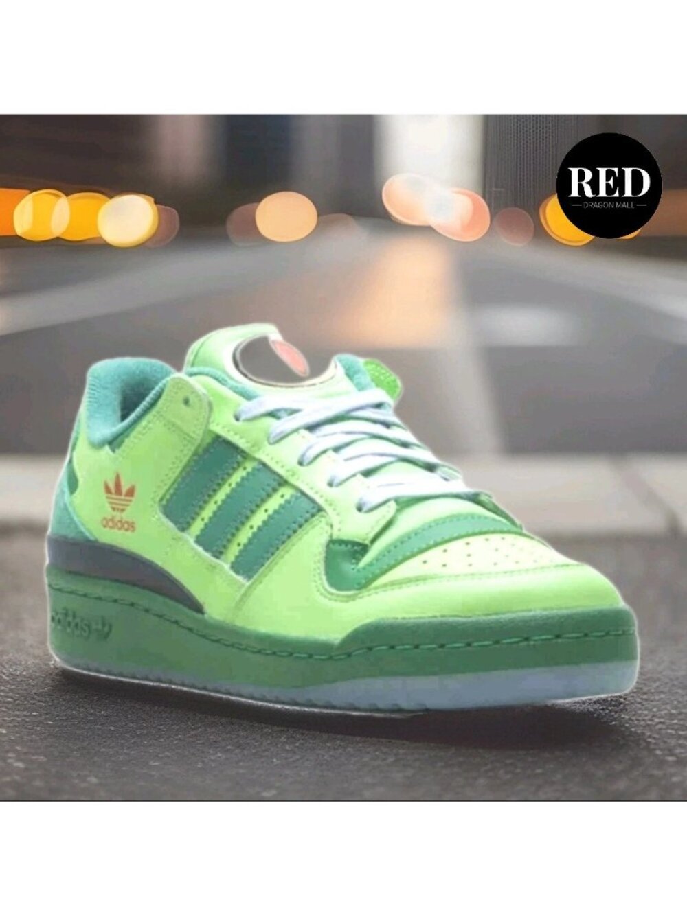 Adidas The Simpsons Forum 84 Low Cl Green Shoes JQ5290 - Men's Size 9 - Picture 13 of 15